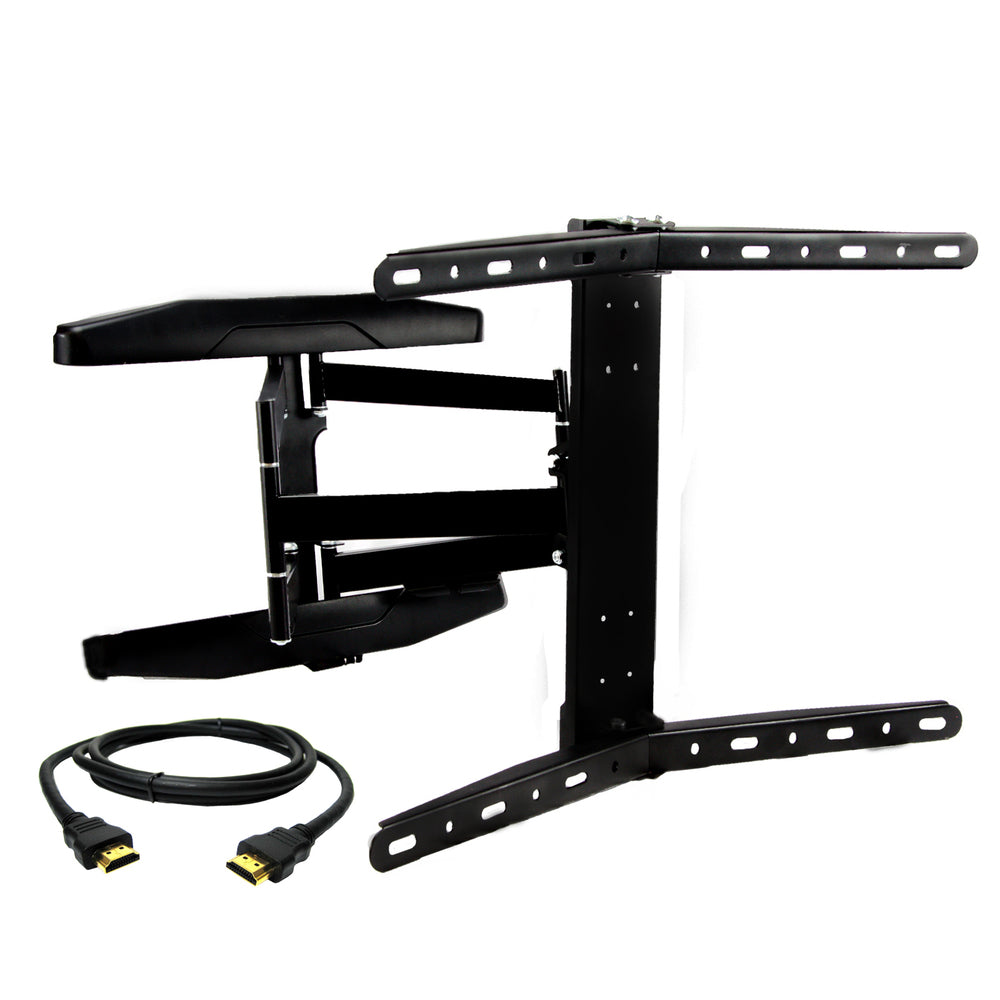 MegaMounts Full Motion Wall Mount for 32-70 Inch Curved Displays with