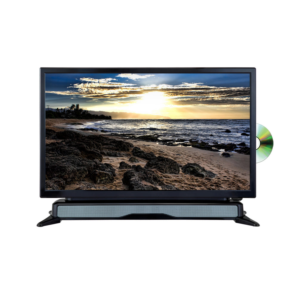 Axess 24 Widescreen HD LED TV DVD Combo with SoundBar