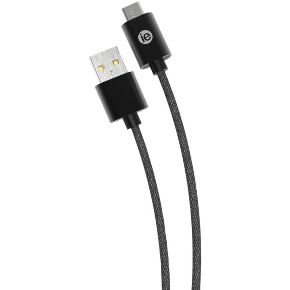 iEssentials IEN-BC10C-BK Charge & Sync Braided USB-C to USB-A Cable, 1