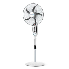 Tech Pro16 Inch Rechargeable Freestanding Fan with LED Night light and