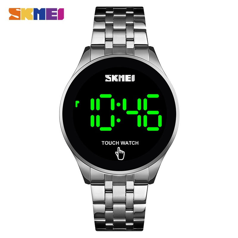 SKMEI  1579 Top Brand Men's Watch Clock LED Touch Screen Man Digital Watches 30M Waterproof Male Wristwatch Relojes Para Hombre